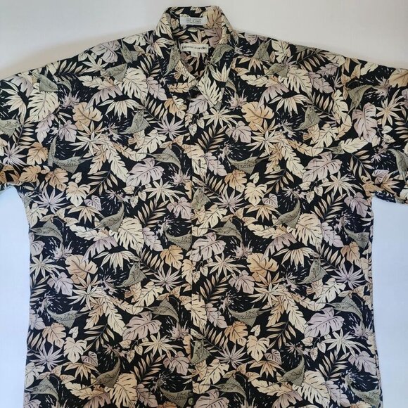 Pierre Cardin Hawaiian Shirt Large - Picture 10 of 11